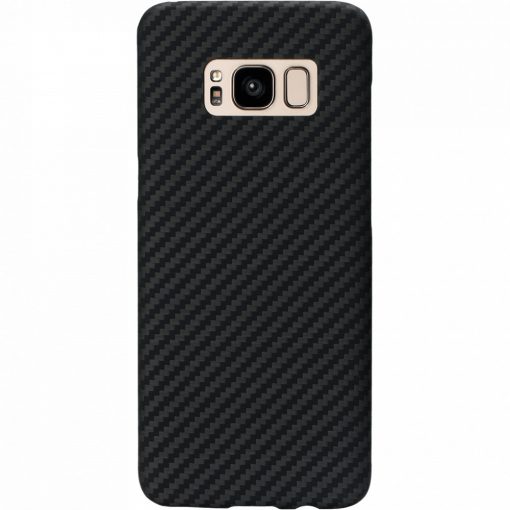 Samsung Galaxy S8 Plus Pitaka MagEZ Aramid Twill tok (KS8001S), Fekete/Szürke