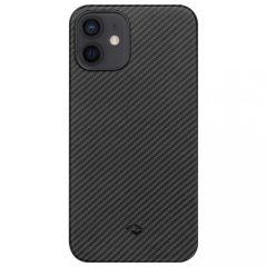   Apple iPhone 12 Mini Pitaka Air Case Aramid Twill tok (KI1201A), Fekete / Szürke