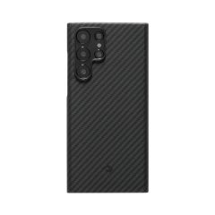   Samsung Galaxy S22 Ultra Pitaka MagEZ Aramid Twill tok (KS2201U), Fekete/Szürke