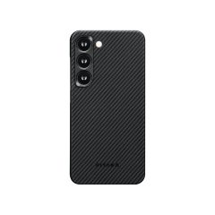   Samsung Galaxy S23 Pitaka MagEZ 3 Aramid 600D Twill tok - MagSafe rögzítéssel, Fekete/Szürke